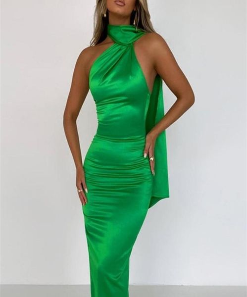 mozision elegant satin backless maxi dress women gown summer halter sleeveless backless bodycon long club party dress vestido 22064000205, Black;gray
mozision elegant satin backless maxi dress women gown summer halter sleeveless backless bodycon long club party dress vestido 22064000205, Black;gray