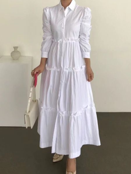 basic casual dresses summer dress for women 2023 solid lapels singlebreasted edible tree fungus shirt streetwear clothing long 230824, Black;gray
basic casual dresses summer dress for women 2023 solid lapels singlebreasted edible tree fungus shirt streetwear clothing long 230824, Black;gray