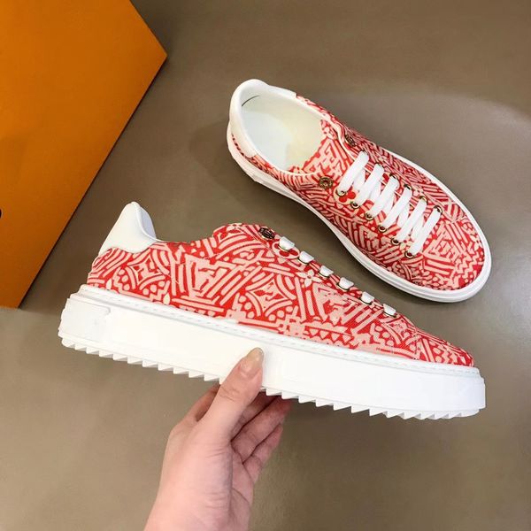 time out shoes men women designer shoe woman men's casual sneaker genuine leather fashion trainer model 35-46, Red;white
time out shoes men women designer shoe woman men's casual sneaker genuine leather fashion trainer model 35-46, Red;white