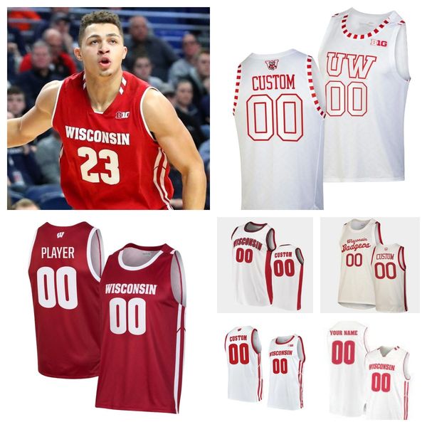 ncaa wisconsin badgers basketball jersey tyler wahl chucky hepburn steven crowl 2 davis connor essegian max klesmit markus ilver ross, Black
ncaa wisconsin badgers basketball jersey tyler wahl chucky hepburn steven crowl 2 davis connor essegian max klesmit markus ilver ross, Black