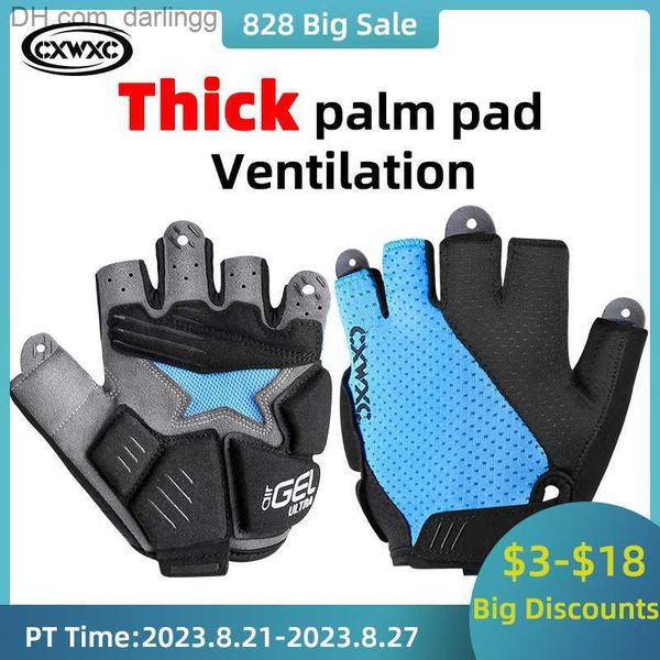 cxwxc mtb bicycle cycling half finger gloves 6mm thickened palm pad shockproof non-slip stretch fabric gel bike short mittens q230825, Black
cxwxc mtb bicycle cycling half finger gloves 6mm thickened palm pad shockproof non-slip stretch fabric gel bike short mittens q230825, Black