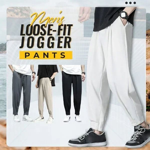 men's pants super cooling loosefit jogger ice silk casual trousers loose sports ninepoint summer thin 230824, Black
men's pants super cooling loosefit jogger ice silk casual trousers loose sports ninepoint summer thin 230824, Black