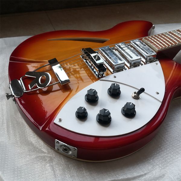 12-string 360 electric guitar, cs color r bridge, can be customized according to your requirements
12-string 360 electric guitar, cs color r bridge, can be customized according to your requirements