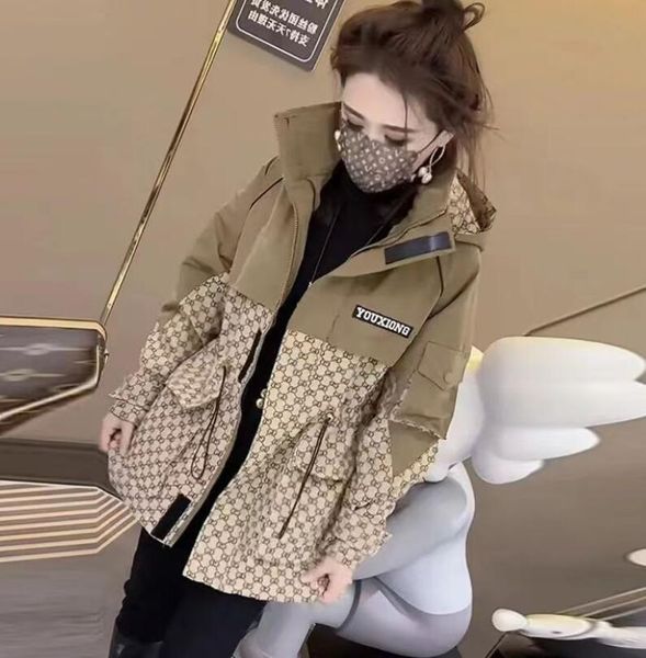 women's jackets 2023 spring autumn new women's letter embroidery hooded loose fashion women's jacket women's outerwear c, Black;brown
women's jackets 2023 spring autumn new women's letter embroidery hooded loose fashion women's jacket women's outerwear c, Black;brown