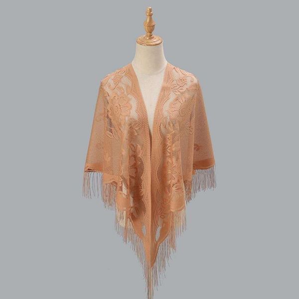 selling lace hollowed out wrap pure color triangular lady scarf flower embroidered tassels single breathable, Blue;gray
selling lace hollowed out wrap pure color triangular lady scarf flower embroidered tassels single breathable, Blue;gray