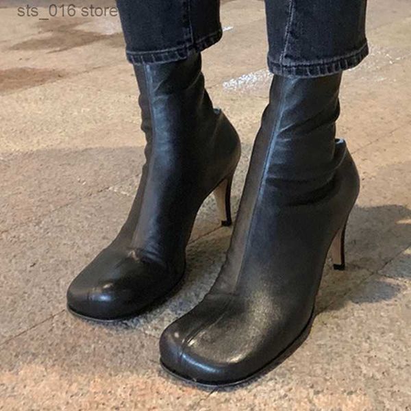 boots runway woman square toe kitten heels elastic short boots women genuine leather back zip ankle boots big size party shoes t230824, Black
boots runway woman square toe kitten heels elastic short boots women genuine leather back zip ankle boots big size party shoes t230824, Black