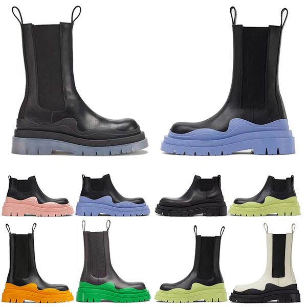 womens mans boots luxury tire lean leather chelsea women booties anti-slip outdoor wave colored rubber webbing boot cream pinnk green design, Black
womens mans boots luxury tire lean leather chelsea women booties anti-slip outdoor wave colored rubber webbing boot cream pinnk green design, Black
