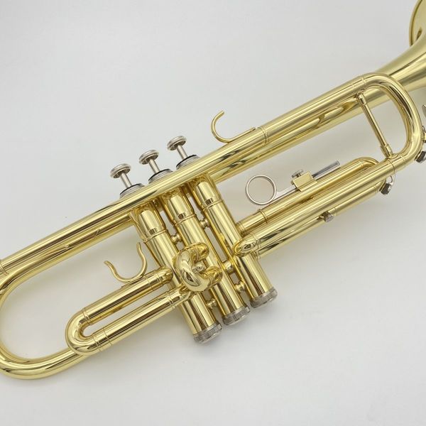 new phosphor bronze gold-plated b-flat professional trumpet instrument surface silver-plated three-tone bb trumpet horn
new phosphor bronze gold-plated b-flat professional trumpet instrument surface silver-plated three-tone bb trumpet horn