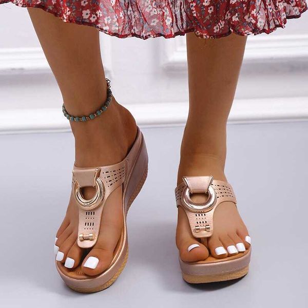women new summer sandals open toe beach shoes flip flops wedges comfortable slippers cute sandals chaussure femme 230807, Black
women new summer sandals open toe beach shoes flip flops wedges comfortable slippers cute sandals chaussure femme 230807, Black