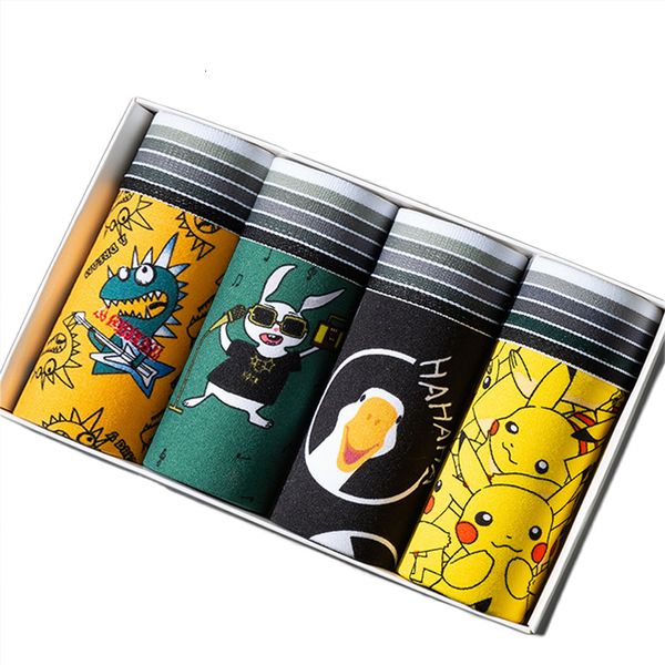 underpants 4pcslot men boxer soft breathable underwear lovely cartoon panties print man boxershorts homme 230824, Black;white
underpants 4pcslot men boxer soft breathable underwear lovely cartoon panties print man boxershorts homme 230824, Black;white
