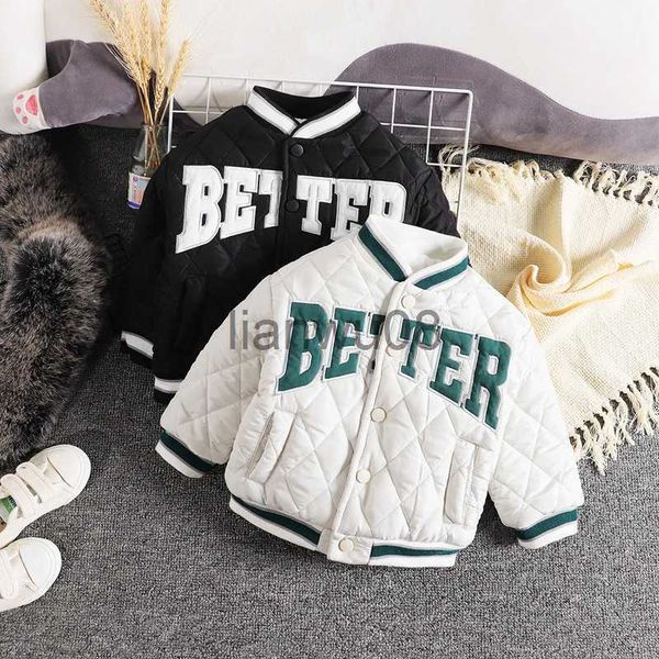 down coat 2023 winter new boys outerwear children fashion thick baseball uniform jacket baby kids warm coats clothing toddler x0825, Blue;gray
down coat 2023 winter new boys outerwear children fashion thick baseball uniform jacket baby kids warm coats clothing toddler x0825, Blue;gray