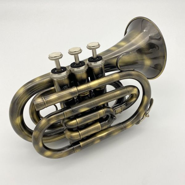 high-end professional trumpet black nickel gold brushed palm number three-tone antique pocket trumpet playing instrument
high-end professional trumpet black nickel gold brushed palm number three-tone antique pocket trumpet playing instrument