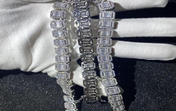 10mm wide hip hop bling iced out 1 row geometric square cz stone tennis chain cubic zirconia chokers necklaces men jewelry chains1219855, Silver
10mm wide hip hop bling iced out 1 row geometric square cz stone tennis chain cubic zirconia chokers necklaces men jewelry chains1219855, Silver