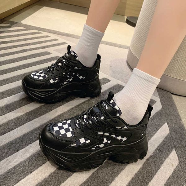 fashion designer women casual sneakers ladies platform shoes breathable thick sole female sport trainer 230821, Black
fashion designer women casual sneakers ladies platform shoes breathable thick sole female sport trainer 230821, Black