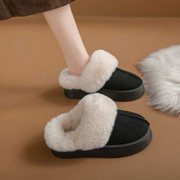boots winter women fur slippers warm boots platform flip flops 2023 new short plush flats home cotton shoes suede mules ladies boots t230826, Black
boots winter women fur slippers warm boots platform flip flops 2023 new short plush flats home cotton shoes suede mules ladies boots t230826, Black