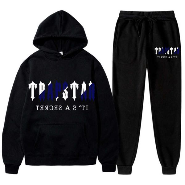 spring and autumn fashion new men's splice casual couple trapstar sweater set, Black
spring and autumn fashion new men's splice casual couple trapstar sweater set, Black