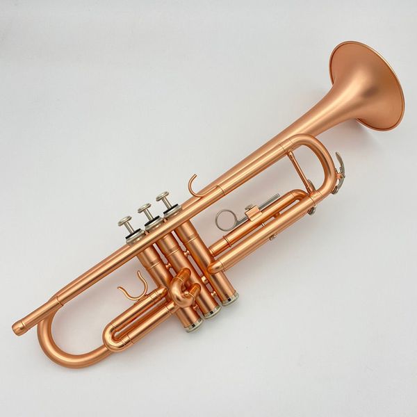 high-quality brown trumpet musical instrument beginners to play brass phosphor-plated bronze three-tone professional trumpet
high-quality brown trumpet musical instrument beginners to play brass phosphor-plated bronze three-tone professional trumpet