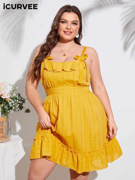dresses icurvee plus size summer bohemian dress 2022 women straps casual solid ruffled party beach robe female bowknot mini vestido, Black
dresses icurvee plus size summer bohemian dress 2022 women straps casual solid ruffled party beach robe female bowknot mini vestido, Black