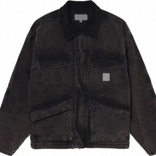 fw23 mens jackets denim tooling jacket coat high street long sleeve outwear coats stys m-2xl m73t#, Black;brown
fw23 mens jackets denim tooling jacket coat high street long sleeve outwear coats stys m-2xl m73t#, Black;brown