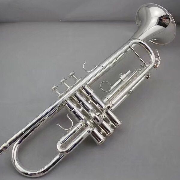 high-end silver b-flat professional trumpet all-silver made of comfortable feel and high-quality tone trumpet jazz instrument
high-end silver b-flat professional trumpet all-silver made of comfortable feel and high-quality tone trumpet jazz instrument