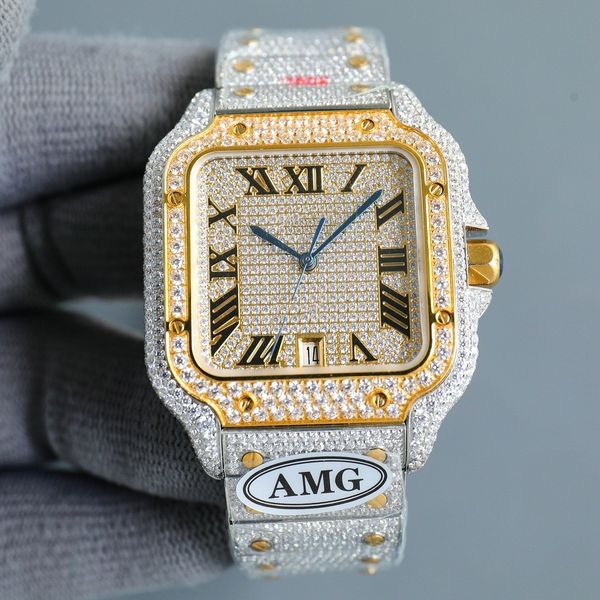 high-end watches, zircon, moissanite watches, swiss movement, waterproof 50m, handmade and customizable styles.c10, Slivery;black
high-end watches, zircon, moissanite watches, swiss movement, waterproof 50m, handmade and customizable styles.c10, Slivery;black