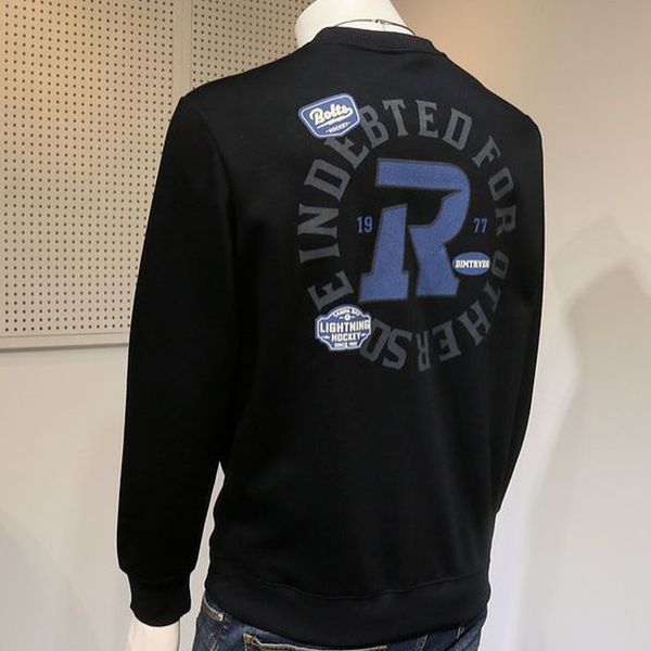 men's sweatshirt r letter printed round neck slim casual youth round neck pullover male long sleeve tees hoodies winter clothing, Black
men's sweatshirt r letter printed round neck slim casual youth round neck pullover male long sleeve tees hoodies winter clothing, Black