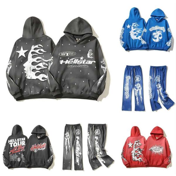 2023 fashion trend hellstar long sleeve sportsuit hoodie pullover street hip retro alphabet print high personality men women hoodies, Black
2023 fashion trend hellstar long sleeve sportsuit hoodie pullover street hip retro alphabet print high personality men women hoodies, Black
