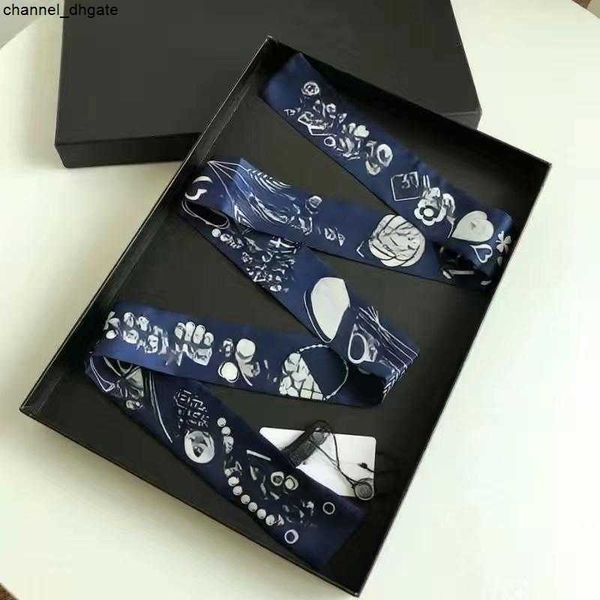 new channel scarf streamer classic simple love small scarves temperament versatile bag binding headband jdod, Blue;gray
new channel scarf streamer classic simple love small scarves temperament versatile bag binding headband jdod, Blue;gray