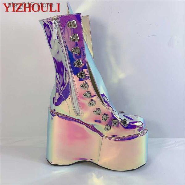 boots magic purple 12.5cm fashion wedge heel stage performance street style custom boots model club ankle boots t230824, Black
boots magic purple 12.5cm fashion wedge heel stage performance street style custom boots model club ankle boots t230824, Black