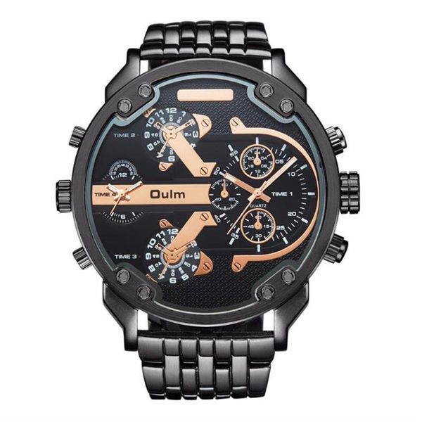 wristwatches mens watches brand oulm 3548 luxury 5 5cm big face stainless steel watch black relogio masculino mar227e, Slivery;brown
wristwatches mens watches brand oulm 3548 luxury 5 5cm big face stainless steel watch black relogio masculino mar227e, Slivery;brown