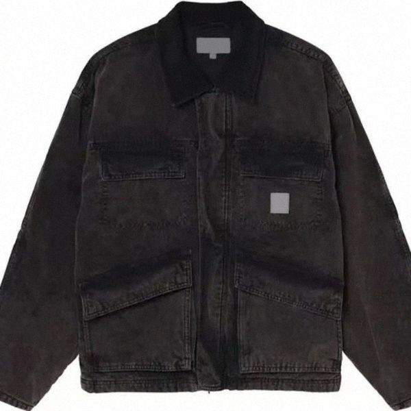 fw23 mens jackets denim tooling jacket coat high street long sleeve outwear coats stys m-2xl l708#, Black;brown
fw23 mens jackets denim tooling jacket coat high street long sleeve outwear coats stys m-2xl l708#, Black;brown