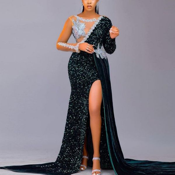 2024 appliques evening dress beaded birthday party gowns high slit celebrity gown african nigeria mermaid robe de soiree, Black;red
2024 appliques evening dress beaded birthday party gowns high slit celebrity gown african nigeria mermaid robe de soiree, Black;red