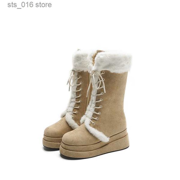 boots snow boots women's non-slip flat-bottom flock winter plus velvet thickening warmth shoes inner-increasing cotton shoes women t230, Black
boots snow boots women's non-slip flat-bottom flock winter plus velvet thickening warmth shoes inner-increasing cotton shoes women t230, Black