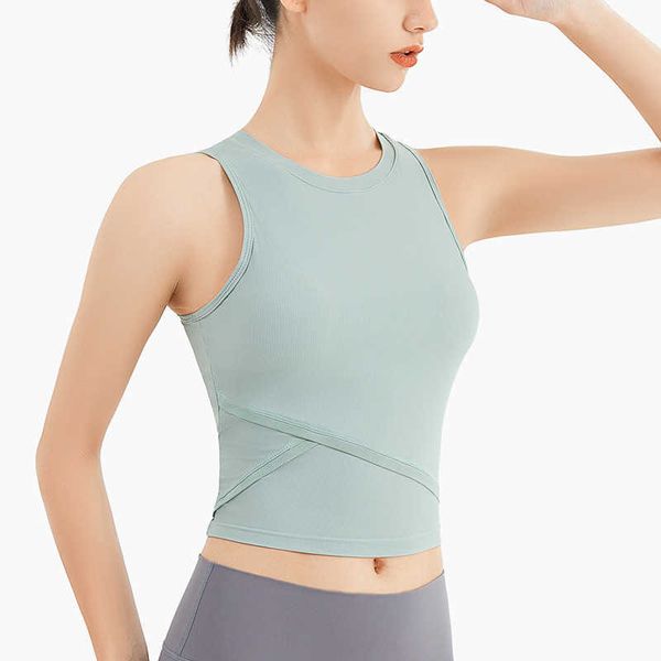 23ss desginer aloyoga bra blouse women's new product nude gathered vest blouse fitness running sleeveless bra, White
23ss desginer aloyoga bra blouse women's new product nude gathered vest blouse fitness running sleeveless bra, White