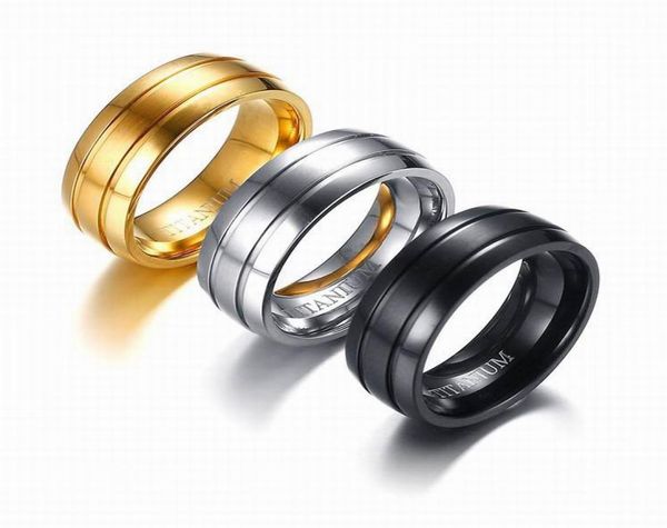 new arrival black titanium steel rings for wedding band goldblacksteel finger ring for mens womens9337550, Silver
new arrival black titanium steel rings for wedding band goldblacksteel finger ring for mens womens9337550, Silver