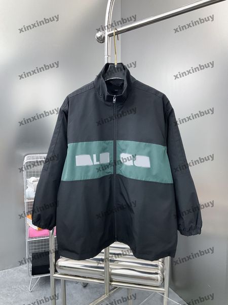 xinxinbuy men designer coat jacket windbreaker three color panelled letter print long sleeve women gray black khaki green m-2xl, Black;brown
xinxinbuy men designer coat jacket windbreaker three color panelled letter print long sleeve women gray black khaki green m-2xl, Black;brown