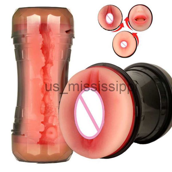 other health beauty items male masturbator cup realistic pussy mouth anal for intense pleasure delayed ejaculation trainer double opening fo