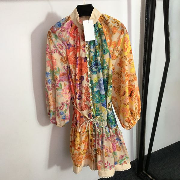 vintage women floral dress bubble long sleeve stand up neck dress casual daily dress, Black
vintage women floral dress bubble long sleeve stand up neck dress casual daily dress, Black