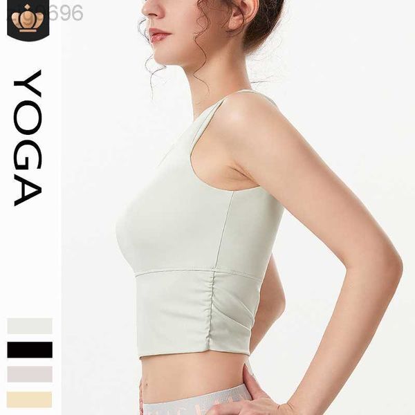 desginer alos yoga bra tank naked shockproof slim fit fitness sports tank for women with chest pads, White
desginer alos yoga bra tank naked shockproof slim fit fitness sports tank for women with chest pads, White