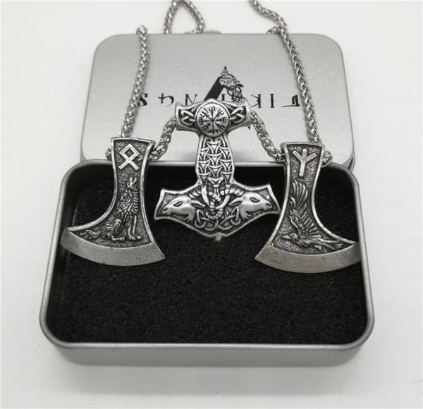 pendant necklaces goat hammer raven rune axe necklace men collier viking pagan jewelry1403916, Silver
pendant necklaces goat hammer raven rune axe necklace men collier viking pagan jewelry1403916, Silver