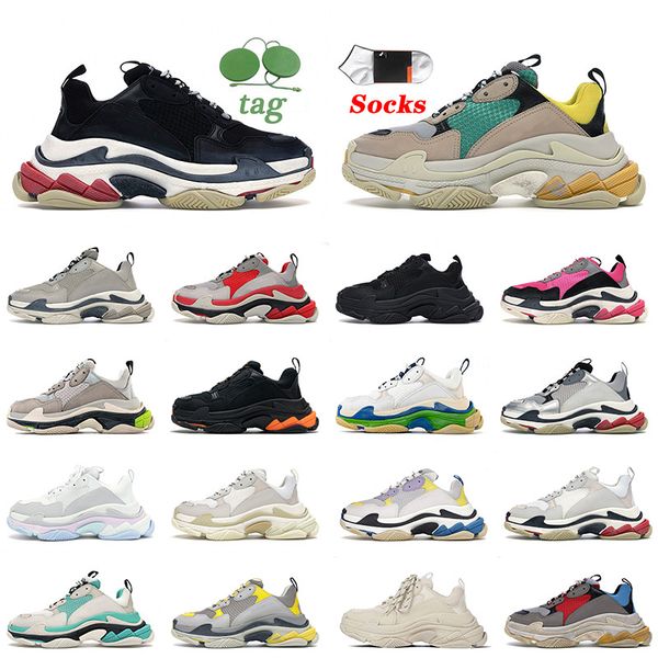 r casual shoes triple s sneakers men womens platform beige clear sole cherry blossom pow pink neon green outdoor jogging loafers trainers si, Black
r casual shoes triple s sneakers men womens platform beige clear sole cherry blossom pow pink neon green outdoor jogging loafers trainers si, Black