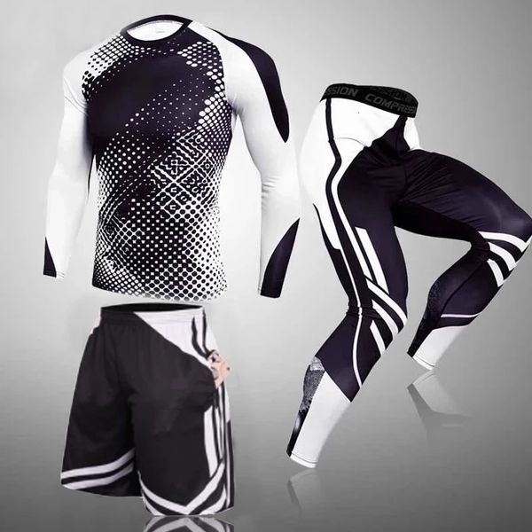men's tracksuits 3 pieces men compression sets running quick dry long sleeve shirts gym leggings men pants fitness basketball workout s, Gray
men's tracksuits 3 pieces men compression sets running quick dry long sleeve shirts gym leggings men pants fitness basketball workout s, Gray