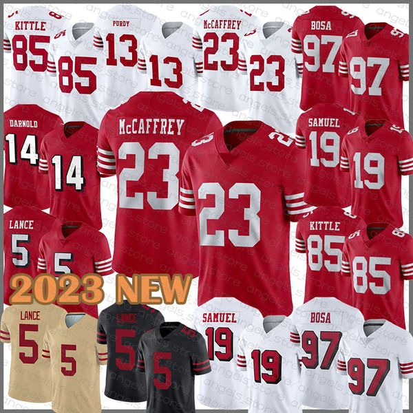 23 christian mccaffrey football jersey san franciscos 49ers man 13 brock purdy george kittle deebo samuel nick bosa sam darnold trey lance f, Black;red
23 christian mccaffrey football jersey san franciscos 49ers man 13 brock purdy george kittle deebo samuel nick bosa sam darnold trey lance f, Black;red