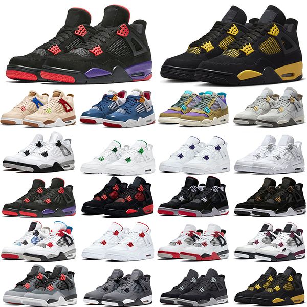 basketball shoes 4s men women 4 red thunder lightning fire red university blue sail cool grey outdoor sports trainers sneakers 36-47
basketball shoes 4s men women 4 red thunder lightning fire red university blue sail cool grey outdoor sports trainers sneakers 36-47