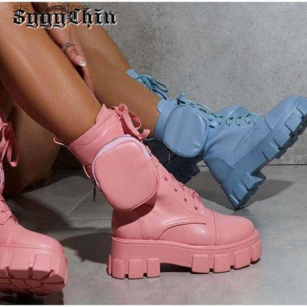 boots new women ankle boots motorcycle small bag flat heel platform lace-up female pumps lady round toe fashion punk girl mujer shoes t23082, Black
boots new women ankle boots motorcycle small bag flat heel platform lace-up female pumps lady round toe fashion punk girl mujer shoes t23082, Black