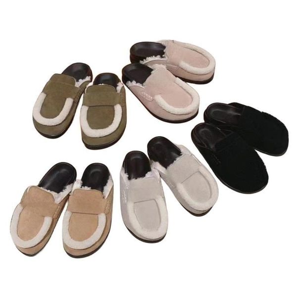 slippers luxury women's designer shoes soft fur beach shoes letter brand outdoor shoes rubber bottom flat heel shoes winter plush loafe, Black
slippers luxury women's designer shoes soft fur beach shoes letter brand outdoor shoes rubber bottom flat heel shoes winter plush loafe, Black