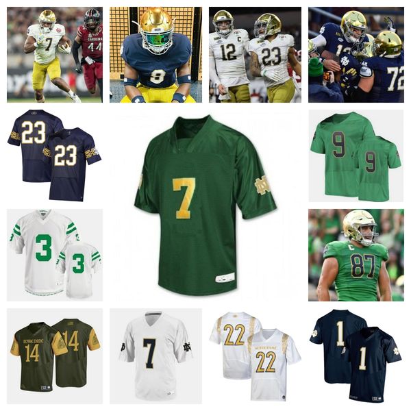 2023 notre dame fighting irish football 15 ryan barnes 18 chance tucker 5 cam hart 78 pat coogan 47 jason onye 11 ramon henderson 6 clarence, Black
2023 notre dame fighting irish football 15 ryan barnes 18 chance tucker 5 cam hart 78 pat coogan 47 jason onye 11 ramon henderson 6 clarence, Black