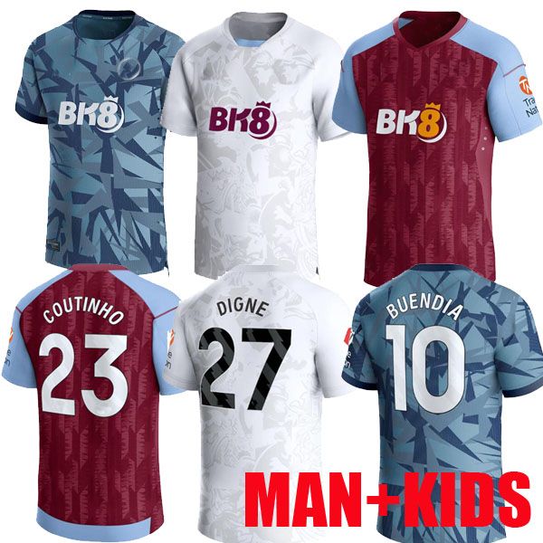 23/24 buendia soccer jerseys kids kit home away third 3rd 2023 2024 football shirt fans player version mings aston villas mcginn watkins bai, Black;yellow
23/24 buendia soccer jerseys kids kit home away third 3rd 2023 2024 football shirt fans player version mings aston villas mcginn watkins bai, Black;yellow