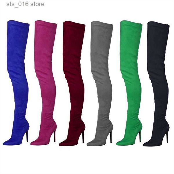 boots women shoes offer winter 2023 over the knee boots faux suede stilettos pointed toes elegant party lady boots t230824, Black
boots women shoes offer winter 2023 over the knee boots faux suede stilettos pointed toes elegant party lady boots t230824, Black