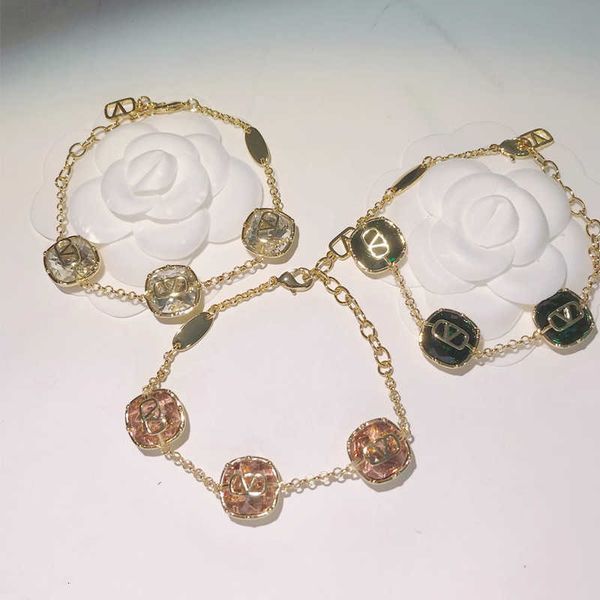 designer bracelet valentino luxury v-letter tri color women's sweet temperament versatile high grade feel bracelet handicraft fashion a, Silver
designer bracelet valentino luxury v-letter tri color women's sweet temperament versatile high grade feel bracelet handicraft fashion a, Silver